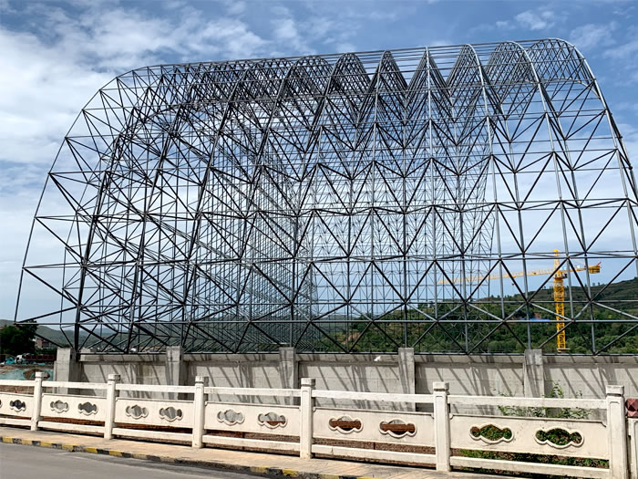 铜陵山寨矿储煤棚网架